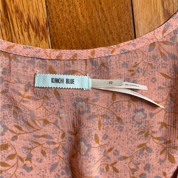 Kimchi Blue UO Muted Coral Floral Dress - Picture 2 of 4